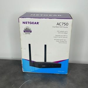 NETGEAR R6020 750 Mbps 4 Port Dual Band WiFi Router